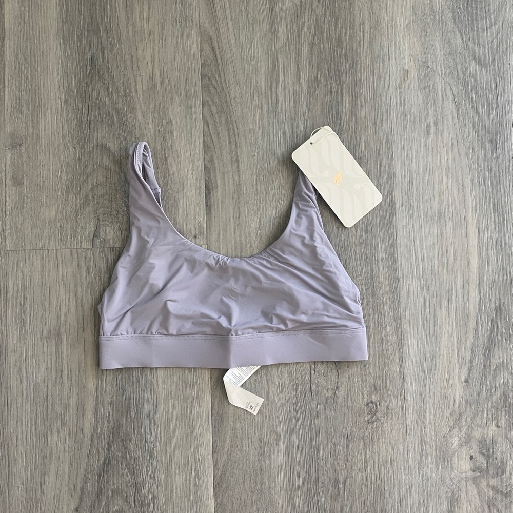 Fabletics lavender bralette